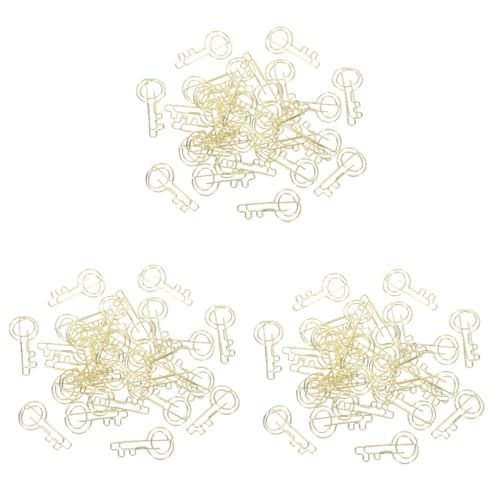 STOBOK 3 Sätze Schlüssel-büroklammer Klein Schreibtischzubehör Für Studenten Datei-clip Multi-gebrauchspapierclips Lustige Papierclips Süße Büroklammern Metall Golden 30 Stück * 3 STOBOK 3 Sätze Schlüssel-büroklammer Klein Schreibtischzubehör Für Studenten Datei-clip Multi-gebrauchspapierclips Lustige Papierclips Süße Büroklammern Metall Golden 30 Stück * 3 von STOBOK
