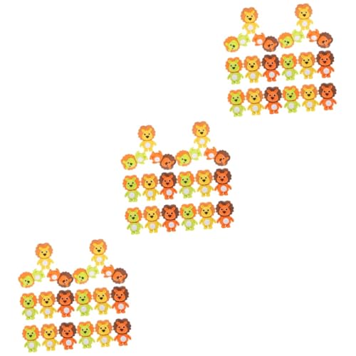 STOBOK 3 Sätze Textmarker Karikatur Spielzeuggummi Spaß Löschbar Lebensmittel Radiergummis Für Einzigartig Füllstoffe Mini Kühlschrankmagnete Für Kleinkinder Cool 24 Stück * 3 von STOBOK