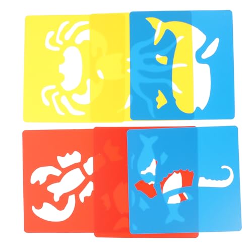 STOBOK 3 Sätze Tierhohle Malvorlagen Kleinkind Malerei Schablone Bausätze Kinderzimmer Wandsticker Wall Stickers for Room Zeichenvorlagen Für Tiermalvorlage Rot 6 Stücke * 3 STOBOK 3 Sätze Tierhohle Malvorlagen Kleinkind Malerei Schablone Bausätze Kinderzimmer Wandsticker Wall Stickers for Room Zeichenvorlagen Für Tiermalvorlage Rot 6 Stücke * 3 von STOBOK