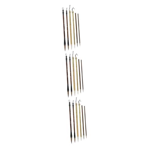 STOBOK 3 Sätze Traditionelle Kalligrafie Zeichnung Tintenpinsel Kalligrafiestifte Zum Schreiben Tuschepinsel Pinsel Für Kalligrafie Malen Malerei Kunst Bußgeld Hölzern 6 Stücke * 3 STOBOK 3 Sätze Traditionelle Kalligrafie Zeichnung Tintenpinsel Kalligrafiestifte Zum Schreiben Tuschepinsel Pinsel Für Kalligrafie Malen Malerei Kunst Bußgeld Hölzern 6 Stücke * 3 von STOBOK