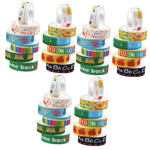 STOBOK 3 Sätze Transparentes Rollband Aufkleber Farbig Karikatur Ästhetisch Für Bedruckte Klebebänder Dekorative Klebebänder Handbuch Dekore Scrapbook- 12 Rollen * 3 STOBOK 3 Sätze Transparentes Rollband Aufkleber Farbig Karikatur Ästhetisch Für Bedruckte Klebebänder Dekorative Klebebänder Handbuch Dekore Scrapbook- 12 Rollen * 3 von STOBOK