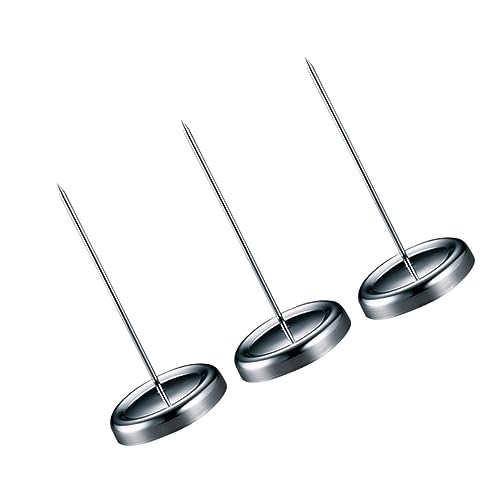 STOBOK Menügabel Aus Edelstahl Rechnungshalter Fürs Büro Quittungsordner Aus Metall Restaurantzubehör 3-teiliges Set von STOBOK