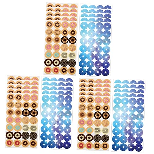STOBOK 3 Stück 10 Lose Blatt Aufkleber Mini-etiketten Dekorativer Ordner Aufkleber-drucker Verstärkungskreise Aus Papier Aufkleberetiketten Mini-donuts Dekorative Aufkleber Klebeetiketten STOBOK 3 Stück 10 Lose Blatt Aufkleber Mini-etiketten Dekorativer Ordner Aufkleber-drucker Verstärkungskreise Aus Papier Aufkleberetiketten Mini-donuts Dekorative Aufkleber Klebeetiketten von STOBOK