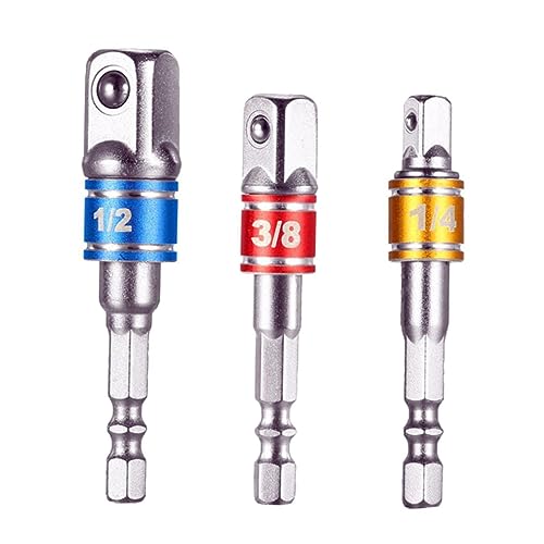 STOBOK 3 Stück Elektrische Bohrergelenk Spannzange Verlängerungsstange Bit Adapter Stahl Kugelgelenkstangen Elektrische Bohrer Verlängerungsstangen Elektrischer Bohrer Adapter STOBOK 3 Stück Elektrische Bohrergelenk Spannzange Verlängerungsstange Bit Adapter Stahl Kugelgelenkstangen Elektrische Bohrer Verlängerungsstangen Elektrischer Bohrer Adapter von STOBOK