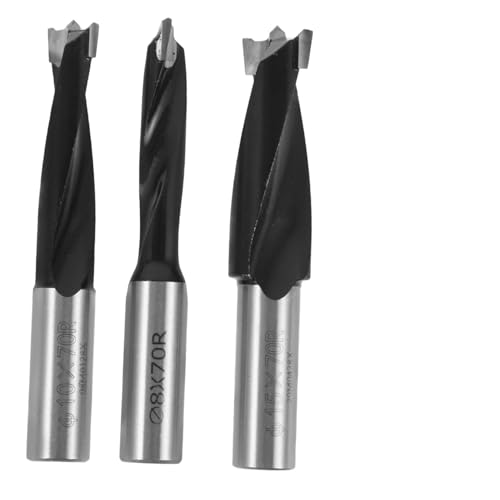 STOBOK 3 Stück Holzspaltbohrer Teiliges Metallbohrer für Holzarbeiten Effektiver Holzspalter für Elektrische Bohrmaschinen Stabil und Effizient für Holzbearbeitung von STOBOK