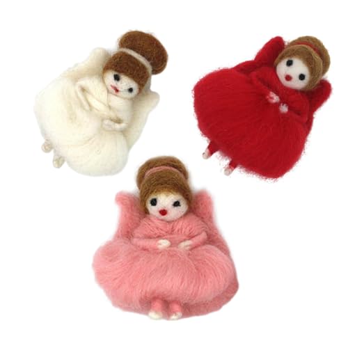 STOBOK 3 Stück Wollfilzpuppe Schlüsselanhänger Schlüsselhalter Weihnachtsdekoration Hängende Ornamentpuppe DIY Nadelfilzpuppe Mädchenpuppe Figur Nadelfilzelfe Filzpuppe Anhänger STOBOK 3 Stück Wollfilzpuppe Schlüsselanhänger Schlüsselhalter Weihnachtsdekoration Hängende Ornamentpuppe DIY Nadelfilzpuppe Mädchenpuppe Figur Nadelfilzelfe Filzpuppe Anhänger von STOBOK