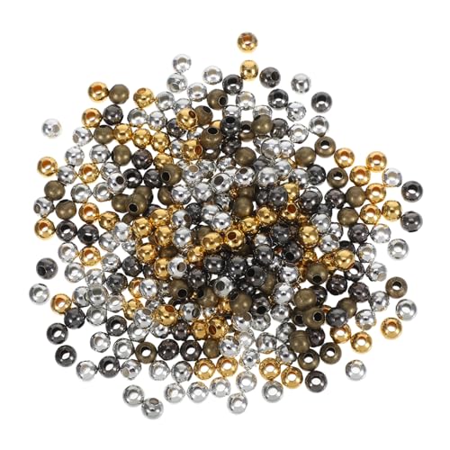 STOBOK 300 Stück Eisenperlen Schmuck Runde Abstandsperlen Lose Abstandsperlen Schmuckperlen DIY Handgefertigte Perlen Metallschmuck Abstandshalter Lose Perlen STOBOK 300 Stück Eisenperlen Schmuck Runde Abstandsperlen Lose Abstandsperlen Schmuckperlen DIY Handgefertigte Perlen Metallschmuck Abstandshalter Lose Perlen von STOBOK