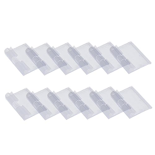STOBOK 30st Preisschild Etikettenhalter Aus Acryl Transparente Hakenetiketten Kunststoffetiketten Im Supermarktregal Etiketten Anzeigen Aus Draht Schreibtisch Base Pvc Büro von STOBOK