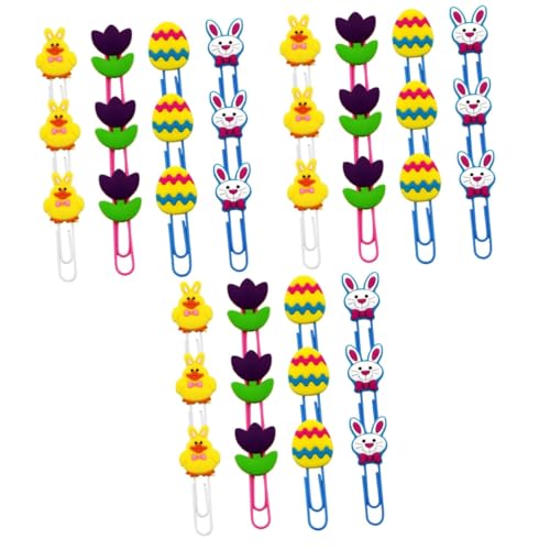 STOBOK 36 Stk Cartoon-Büroklammern bookmarks lesezeichen metallclips ostern deko Datumskalenderblöcke aus Holz für die Bürogeschenke Klammern für Papier Papierstift Küken Schreibwaren STOBOK 36 Stk Cartoon-Büroklammern bookmarks lesezeichen metallclips ostern deko Datumskalenderblöcke aus Holz für die Bürogeschenke Klammern für Papier Papierstift Küken Schreibwaren von STOBOK
