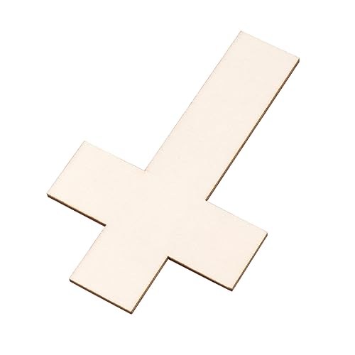 STOBOK 36 Stück holzhandwerk für Holzschnitt Spirituelle Bausätze Kruzifix geschenketueten weihachtsdeko Holzausschnitte kreuzen Holzornamente Bambus von STOBOK