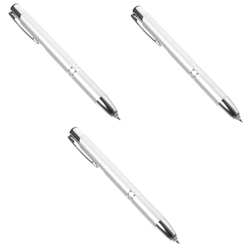 STOBOK 3St Beleuchteter Kugelschreiber led kugelschreiber elegante kugelschreiber Büromaterial geschenkt Kugelschreiber schreiben 2 in 1 Stift aus Metall Taschenlampe Lichtstift Eisen STOBOK 3St Beleuchteter Kugelschreiber led kugelschreiber elegante kugelschreiber Büromaterial geschenkt Kugelschreiber schreiben 2 in 1 Stift aus Metall Taschenlampe Lichtstift Eisen von STOBOK