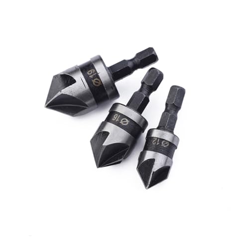 STOBOK 3Stücke Teiliges Flöten Bohrer Set Für Holz Für Präzise Bohrungen Holz Langlebigen Klingen STOBOK 3Stücke Teiliges Flöten Bohrer Set Für Holz Für Präzise Bohrungen Holz Langlebigen Klingen von STOBOK