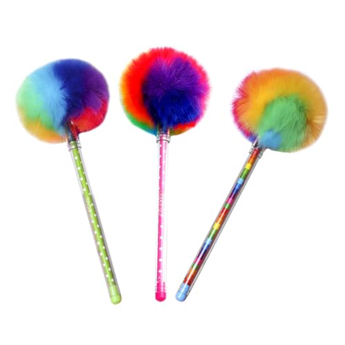 STOBOK 3stücke Niedliche Pompom Kugelschreiber Bunte Ballpoint Pens Für Schüler Kreative Schreibgeräte Für Zuhause Schule Und Büro Wasserfeste Als STOBOK 3stücke Niedliche Pompom Kugelschreiber Bunte Ballpoint Pens Für Schüler Kreative Schreibgeräte Für Zuhause Schule Und Büro Wasserfeste Als von STOBOK
