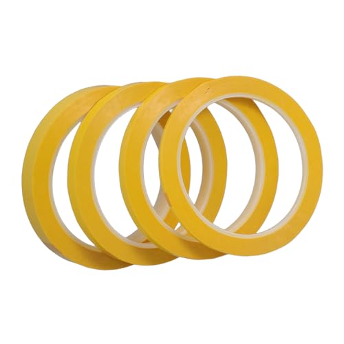 STOBOK 4 Rollen Klebeband Hohe Bürobedarf Automobil Whiteboard Isolieren Kennzeichnung Identifikation Haushaltsbedarf Wasserdicht Hitzebeständig Werkzeug Maskierung Anti Dry The Pet Gelb STOBOK 4 Rollen Klebeband Hohe Bürobedarf Automobil Whiteboard Isolieren Kennzeichnung Identifikation Haushaltsbedarf Wasserdicht Hitzebeständig Werkzeug Maskierung Anti Dry The Pet Gelb von STOBOK
