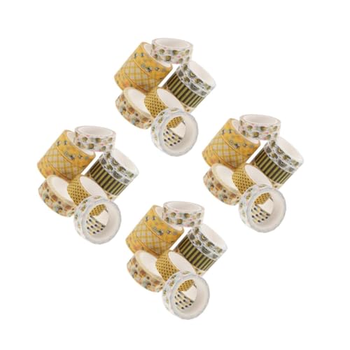 STOBOK 4 Sätze Blumenband Süßes Band Bienengartendekoration Waben Blumen- Diy Klebeband Washi-tape-ästhetik Sammelklebeband Bastelband Aufkleber 12 Rollen * 4 STOBOK 4 Sätze Blumenband Süßes Band Bienengartendekoration Waben Blumen- Diy Klebeband Washi-tape-ästhetik Sammelklebeband Bastelband Aufkleber 12 Rollen * 4 von STOBOK