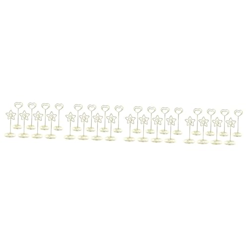 STOBOK 4 Sätze Memo -clips Tisch Broschüre Hochzeitsordner Aufkleber Grüße Inhaber Der Tabellennummer Ort Name Kartenhalter Einstellung Karteninhaber Zinklegierung Golden 8 Stücke * 4 STOBOK 4 Sätze Memo -clips Tisch Broschüre Hochzeitsordner Aufkleber Grüße Inhaber Der Tabellennummer Ort Name Kartenhalter Einstellung Karteninhaber Zinklegierung Golden 8 Stücke * 4 von STOBOK