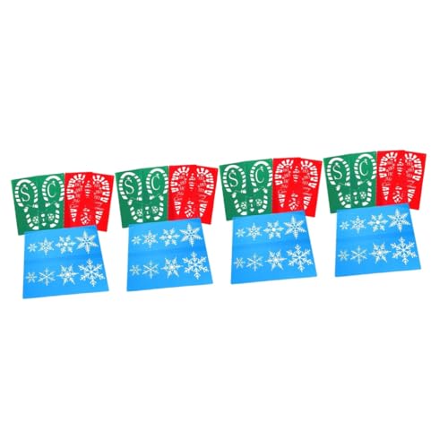 STOBOK 4 Sätze Schablonen Zum Malen -malschablone Kunst Schablonen Weihnachtskarten Weihnachtskärtchen Weihnachtsdeko Malvorlage Für Diy Weihnachtsvorlagen Das Haustier 6 Stück * 4 STOBOK 4 Sätze Schablonen Zum Malen -malschablone Kunst Schablonen Weihnachtskarten Weihnachtskärtchen Weihnachtsdeko Malvorlage Für Diy Weihnachtsvorlagen Das Haustier 6 Stück * 4 von STOBOK