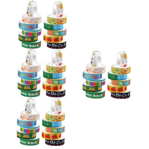 STOBOK 4 Sätze Transparentes Rollband Scrapbooking Aufkleber Dekoration Streifen Für Dekoratives Washi Tape Scrapbook-klebebänder Selber Machen Diy Klebeband 12 Rollen * 4 STOBOK 4 Sätze Transparentes Rollband Scrapbooking Aufkleber Dekoration Streifen Für Dekoratives Washi Tape Scrapbook-klebebänder Selber Machen Diy Klebeband 12 Rollen * 4 von STOBOK