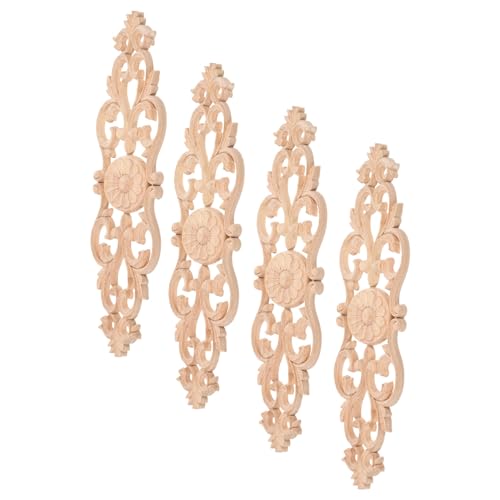 STOBOK 4 Stück Abziehbilder für Holzschnitzereien moderne Einrichtung Fälschung unbemalt antike Applikationen Salon wandverkleidung wand polsterung Holzschmuck fürs Bett Möbel liefert STOBOK 4 Stück Abziehbilder für Holzschnitzereien moderne Einrichtung Fälschung unbemalt antike Applikationen Salon wandverkleidung wand polsterung Holzschmuck fürs Bett Möbel liefert von STOBOK