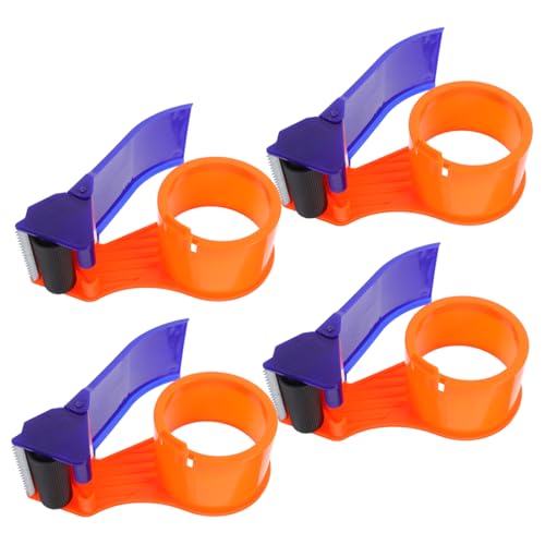 STOBOK 4 Stück Bandschneider Klebeband Schneidemaschine Handheld Klebeband Cutter Antirutsch Klebebandmaschine Klebeband Zubehör Washi-Tape-Cutter Wärmebandspender Rostfreier Stahl STOBOK 4 Stück Bandschneider Klebeband Schneidemaschine Handheld Klebeband Cutter Antirutsch Klebebandmaschine Klebeband Zubehör Washi-Tape-Cutter Wärmebandspender Rostfreier Stahl von STOBOK