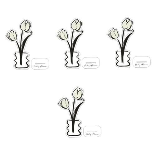 STOBOK 4 Stück Blumen-Notizhalter Staffelei stehen für Gestell Notizblockhalter Foto Bildhalterclip Memo-Display-Halterclip Memo-Clip-Halterständer Desktop -Clip Acryl STOBOK 4 Stück Blumen-Notizhalter Staffelei stehen für Gestell Notizblockhalter Foto Bildhalterclip Memo-Display-Halterclip Memo-Clip-Halterständer Desktop -Clip Acryl von STOBOK