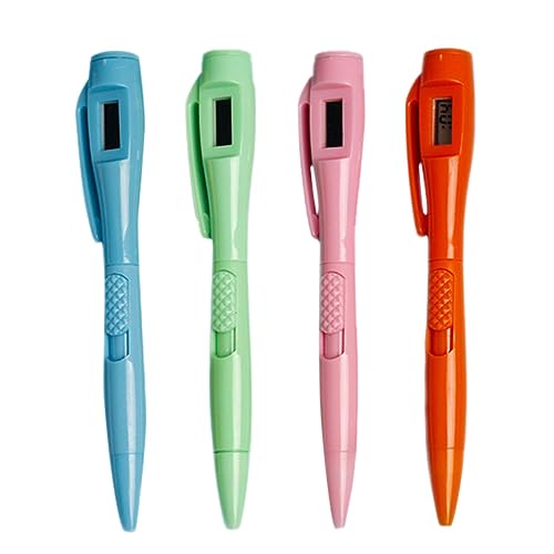 STOBOK 4 Stück Digitaler Teststift Signaturstifte Journaling- Stifte Stift Mit Zeituhr E Ink Feinpunktstift Untersuchung Schreibstift. Stift Mit Uhr Kugelschreiber Mädchen Student Plastik STOBOK 4 Stück Digitaler Teststift Signaturstifte Journaling- Stifte Stift Mit Zeituhr E Ink Feinpunktstift Untersuchung Schreibstift. Stift Mit Uhr Kugelschreiber Mädchen Student Plastik von STOBOK