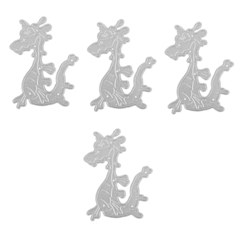 STOBOK 4 Stück Drachenmesserform gestanzt Scrapbooking Schneiden Herstellung Schnitte Fotorahmen-Stanzformen Album-Stanzformen Schneidwerkzeug Party-Stanzformen Kohlenstoffstahl Silver STOBOK 4 Stück Drachenmesserform gestanzt Scrapbooking Schneiden Herstellung Schnitte Fotorahmen-Stanzformen Album-Stanzformen Schneidwerkzeug Party-Stanzformen Kohlenstoffstahl Silver von STOBOK