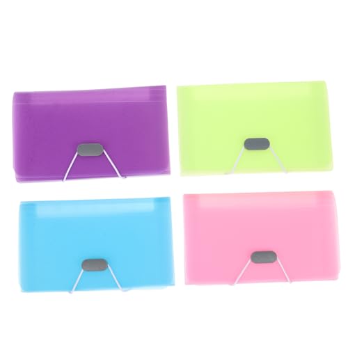 STOBOK 4 Stück Mini-prüfungs-organizer Ordner-organizer Akkordeon-design Quittungshalter für Rechnungen STOBOK 4 Stück Mini-prüfungs-organizer Ordner-organizer Akkordeon-design Quittungshalter für Rechnungen von STOBOK