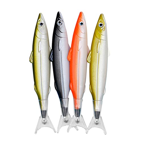 STOBOK Kulischreiber 4 Stück Gesalzener Fisch Kugelschreiber Stifte Zum Stressabbau Fischgehege Cartoon-fisch-stift Kugelschreiber Aus Kunststoff Fisch Stifte Dekorativer Stift Karikatur Kind Plastik STOBOK Kulischreiber 4 Stück Gesalzener Fisch Kugelschreiber Stifte Zum Stressabbau Fischgehege Cartoon-fisch-stift Kugelschreiber Aus Kunststoff Fisch Stifte Dekorativer Stift Karikatur Kind Plastik von STOBOK
