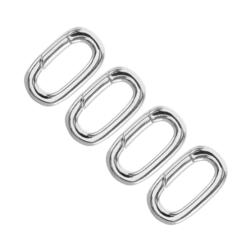 STOBOK 4 Stück Karabiner Armbandverschluss Schmuckarmbänder Bettelarmband Halsketten Entwirrer Verschluss Ovaler Halskettenverbinder Ovaler Halskettenverkürzer Halskettenverkürzer STOBOK 4 Stück Karabiner Armbandverschluss Schmuckarmbänder Bettelarmband Halsketten Entwirrer Verschluss Ovaler Halskettenverbinder Ovaler Halskettenverkürzer Halskettenverkürzer von STOBOK