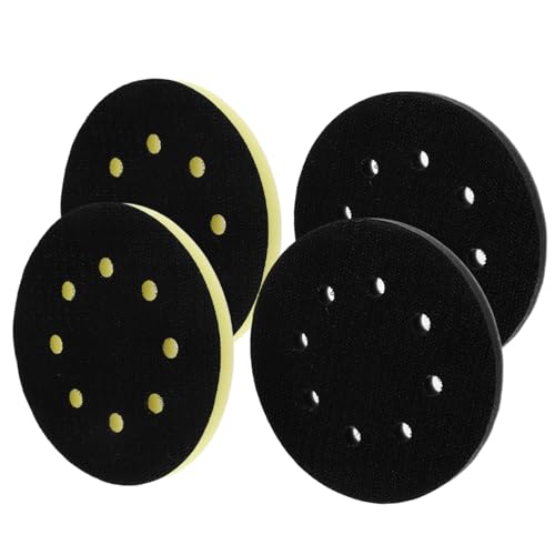 STOBOK 4 Stück Kissen Schleifpads Für Exzenterschleifer Scheuerpad Für Exzenterschleifer Luft Exzenterschleifer Pad Schaumstoff Schleifpads Konturpad Für Exzenterschleifer von STOBOK