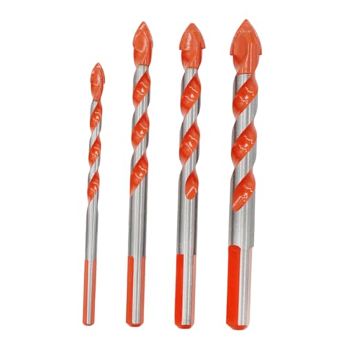 STOBOK 4 Stück Lochöffner-Set handhaben Porzellan Wand Mauerwerk Bohrer mit Sechskantgriff Bohrer mit Hartmetallspitze Dreiecksbohrer Fliesenlochöffner Orange STOBOK 4 Stück Lochöffner-Set handhaben Porzellan Wand Mauerwerk Bohrer mit Sechskantgriff Bohrer mit Hartmetallspitze Dreiecksbohrer Fliesenlochöffner Orange von STOBOK