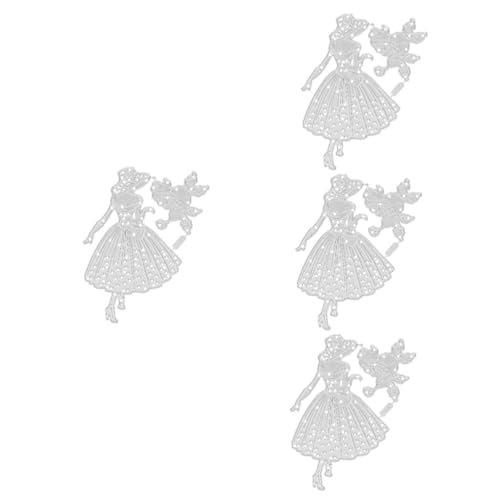 STOBOK 4 Stück Präge-Stanzform Schnitte stirbt für die Kartenherstellung craftcuttermesser bilderrahmen für Stanzformen Schablone zum Stanzen Stahl mit hohem Kohlenstoffgehalt Silver von STOBOK