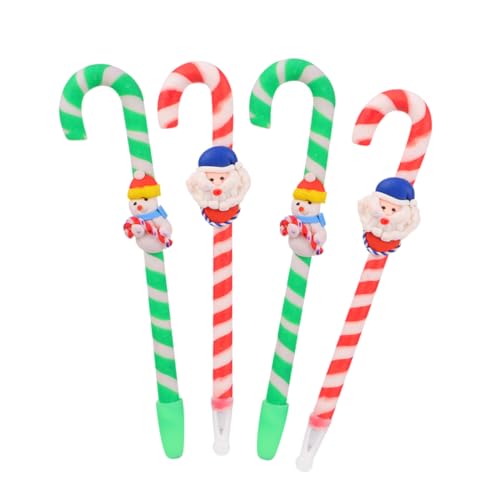 STOBOK 4 Stück Stift Santa Schlüssel Weihnachtsmann Schneemann Stifte Weihnachtsschule Stationär Schneemann-stift Urlaub Kugelschreiber Masse Weihnachtstintenstift Plastik STOBOK 4 Stück Stift Santa Schlüssel Weihnachtsmann Schneemann Stifte Weihnachtsschule Stationär Schneemann-stift Urlaub Kugelschreiber Masse Weihnachtstintenstift Plastik von STOBOK