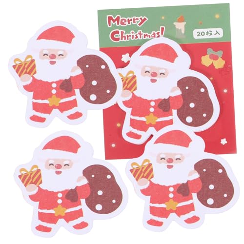 STOBOK Memo Pads Weihnachten Selbstklebende Notizzettel Mit Cartoon-motiven Für Büro Schule Und Geschenkideen Für Feiertage von STOBOK