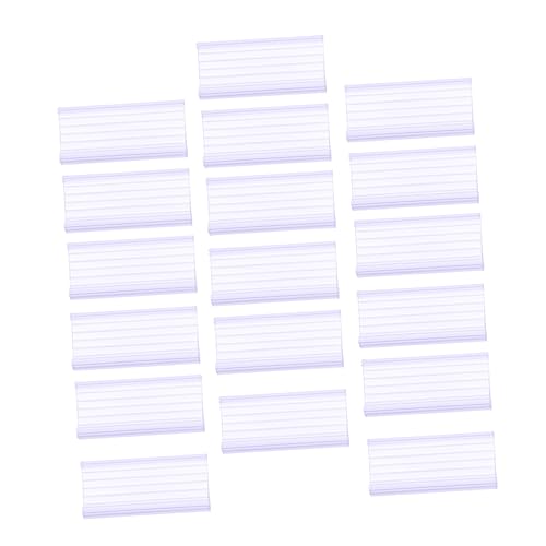 STOBOK 40 Stück Etikettenhalter Tags Für Die Anzeige Inhaber Stand Preisschild Aus Kunststoff Drahtregalhalter Für Den Einzelhandel Clips Für Preisauszeichnungsetiketten Schildhalter Pvc STOBOK 40 Stück Etikettenhalter Tags Für Die Anzeige Inhaber Stand Preisschild Aus Kunststoff Drahtregalhalter Für Den Einzelhandel Clips Für Preisauszeichnungsetiketten Schildhalter Pvc von STOBOK