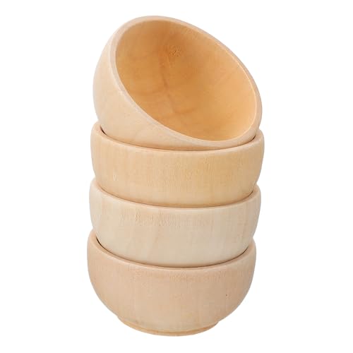 STOBOK 4Stücke Teiliges DIY Holzschalen Set für Unfertige Holzspielzeuge zum Basteln und Kreativsein Persönliche Kunstprojekte und STOBOK 4Stücke Teiliges DIY Holzschalen Set für Unfertige Holzspielzeuge zum Basteln und Kreativsein Persönliche Kunstprojekte und von STOBOK