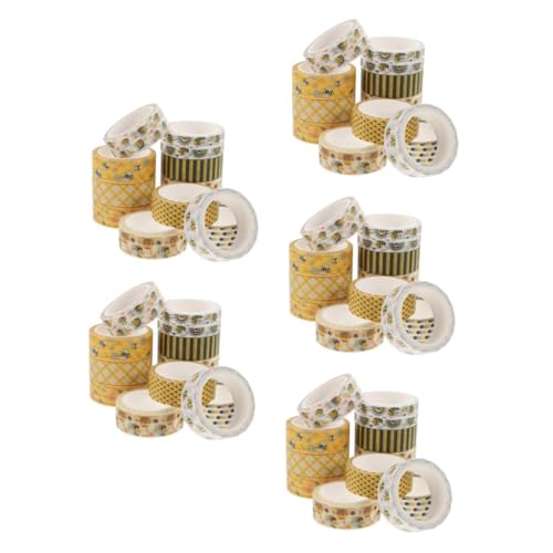 STOBOK 5 Sätze Blumenband Bienengartendekoration Waben Blumen- Süßes Band Diy Klebeband Farbiges Washi-tape Dekoratives Washi Tape Aufkleber 12 Rollen * 5 STOBOK 5 Sätze Blumenband Bienengartendekoration Waben Blumen- Süßes Band Diy Klebeband Farbiges Washi-tape Dekoratives Washi Tape Aufkleber 12 Rollen * 5 von STOBOK