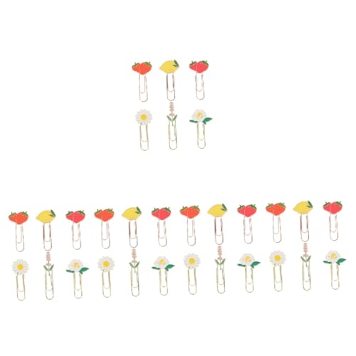 STOBOK 5 Sätze Büroklammer Papier Clips Dokumentieren Heftklammern Kleine Dokumentenklammern Office-dokumentenklammern Zinklegierung 6 Stück * 5 STOBOK 5 Sätze Büroklammer Papier Clips Dokumentieren Heftklammern Kleine Dokumentenklammern Office-dokumentenklammern Zinklegierung 6 Stück * 5 von STOBOK
