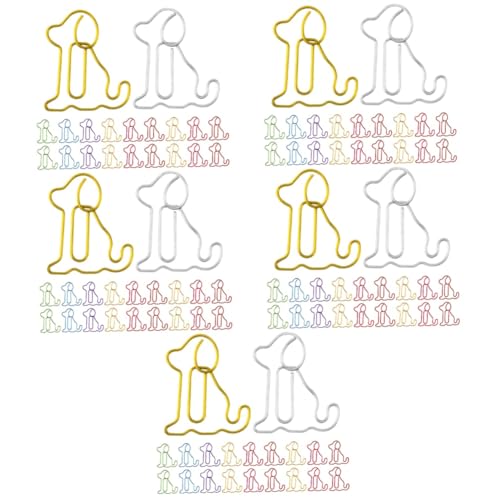 STOBOK 5 Sätze Hunde-büroklammer Gesteckt Unterlagen Buchklammern Bulldogge Büromaterial Kleine Papierklammern Clip Dackel Büroklammern Fürs Büro Kleine Büroklammern Metall 30 Stück * 5 STOBOK 5 Sätze Hunde-büroklammer Gesteckt Unterlagen Buchklammern Bulldogge Büromaterial Kleine Papierklammern Clip Dackel Büroklammern Fürs Büro Kleine Büroklammern Metall 30 Stück * 5 von STOBOK