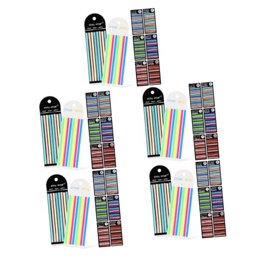 STOBOK 5 Sätze Index-aufkleber Markieren Buchseite Klebrig Für Gold Mini Buchmarker Buchmarkierungen Das Etikett Lange Seitenregisterkarten Buch-anmerkungsstreifen Papier 8 Packungen * 5 STOBOK 5 Sätze Index-aufkleber Markieren Buchseite Klebrig Für Gold Mini Buchmarker Buchmarkierungen Das Etikett Lange Seitenregisterkarten Buch-anmerkungsstreifen Papier 8 Packungen * 5 von STOBOK