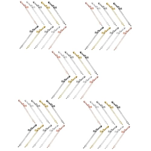 STOBOK 5 Sätze Schmuckverschlüsse Und Verschlüsse Hochstihl Handgemachte Schmuckverschlüsse Kette Zur Schmuckherstellung Schlüssel Kordel-endverschluss Endkappen Für Schmuck 10 Stück * 5 STOBOK 5 Sätze Schmuckverschlüsse Und Verschlüsse Hochstihl Handgemachte Schmuckverschlüsse Kette Zur Schmuckherstellung Schlüssel Kordel-endverschluss Endkappen Für Schmuck 10 Stück * 5 von STOBOK