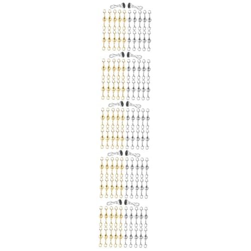 STOBOK 5 Sätze Verbindungsschnallenhaken Für Armbänder Ringe Magnetische Halskettenverbinder Armbandherstellungsset Anhänger Mehrere Halskettenverschlüsse Schmuckset 20 Stück * 5 STOBOK 5 Sätze Verbindungsschnallenhaken Für Armbänder Ringe Magnetische Halskettenverbinder Armbandherstellungsset Anhänger Mehrere Halskettenverschlüsse Schmuckset 20 Stück * 5 von STOBOK