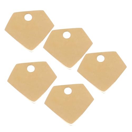 STOBOK 5 Stück Etikett Aus Edelstahl Tag-anhänger Stanzen Von Rohlingen Namensetiketten Blanko-etiketten Stempeln Blanko-tags Stanzen Gravurrohlinge Leeres Diy-tag Golden Rostfreier Stahl STOBOK 5 Stück Etikett Aus Edelstahl Tag-anhänger Stanzen Von Rohlingen Namensetiketten Blanko-etiketten Stempeln Blanko-tags Stanzen Gravurrohlinge Leeres Diy-tag Golden Rostfreier Stahl von STOBOK