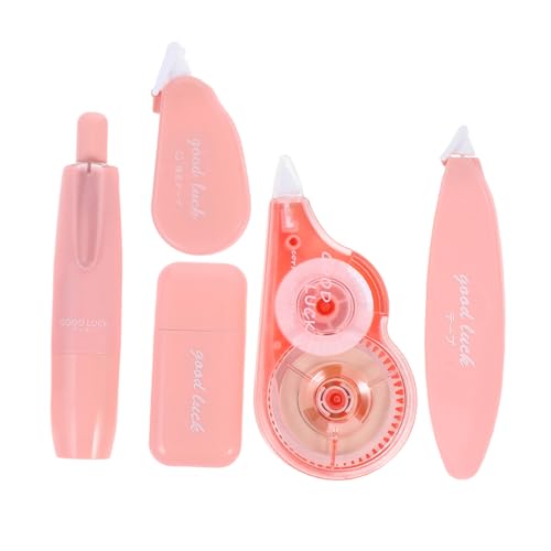 STOBOK 5 Stück Korrekturgürtelanzug Japanische Schulsachen Weißes Rollband Ästhetisches Briefpapier White Out Löschenband White-out-korrekturband Bandrolle Schreibwaren Rosa Plastik STOBOK 5 Stück Korrekturgürtelanzug Japanische Schulsachen Weißes Rollband Ästhetisches Briefpapier White Out Löschenband White-out-korrekturband Bandrolle Schreibwaren Rosa Plastik von STOBOK