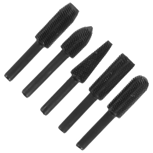 STOBOK 5-teiliges Stahl-frässtift-set: Zubehör Für Rotationswerkzeuge – Rotationsbohrraspel – Feilenaufsatz Zum Gravieren, Polieren Und Schleifen Von Holz Und Kunststoff STOBOK 5-teiliges Stahl-frässtift-set: Zubehör Für Rotationswerkzeuge – Rotationsbohrraspel – Feilenaufsatz Zum Gravieren, Polieren Und Schleifen Von Holz Und Kunststoff von STOBOK