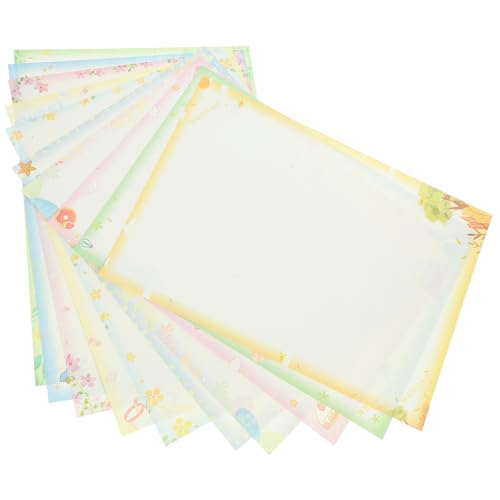 STOBOK 50 Blatt Faltpapier basteln Pastell Pergament farbiges Papier Aufkleberpapier Minidrucker fotodruckpapier Dekoratives Druckerpapier Bastelpapier herstellen zartes Bastelpapier von STOBOK