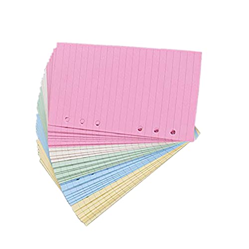 STOBOK 50 Ordnerpapiere Nachfüllen A6-ordnereinlagen 6 Lochplanereinsätze Notizblock Füllt Papier Nach Loses Blattpapier Binden Loseblatt-notizbuchpapier A6-papier Pad-papier A7 Füllung von STOBOK