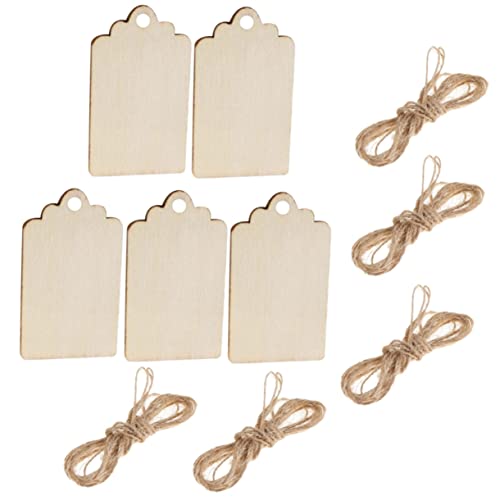 STOBOK 50 Stück Holzscheiben Blanke Holzschilder Tags Kreise Holzscheiben Seil Für Bastelprojekte Dekorative Schilder STOBOK 50 Stück Holzscheiben Blanke Holzschilder Tags Kreise Holzscheiben Seil Für Bastelprojekte Dekorative Schilder von STOBOK
