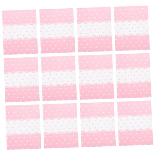 STOBOK 500 Stück Bonbonpapier aus Wachspapier Süßigkeitenverpackungen Verpackungen für Süßigkeiten Packpapier Bonbon-Backpapier Geschenkpapier Schokolade Karamell Partybedarf Schablone von STOBOK